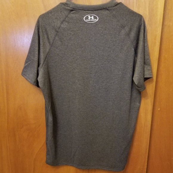 Sacred Heart Trojans Under Armour HeatGear Mens T Shirt Gray Loose Fit Medium - Picture 5 of 6